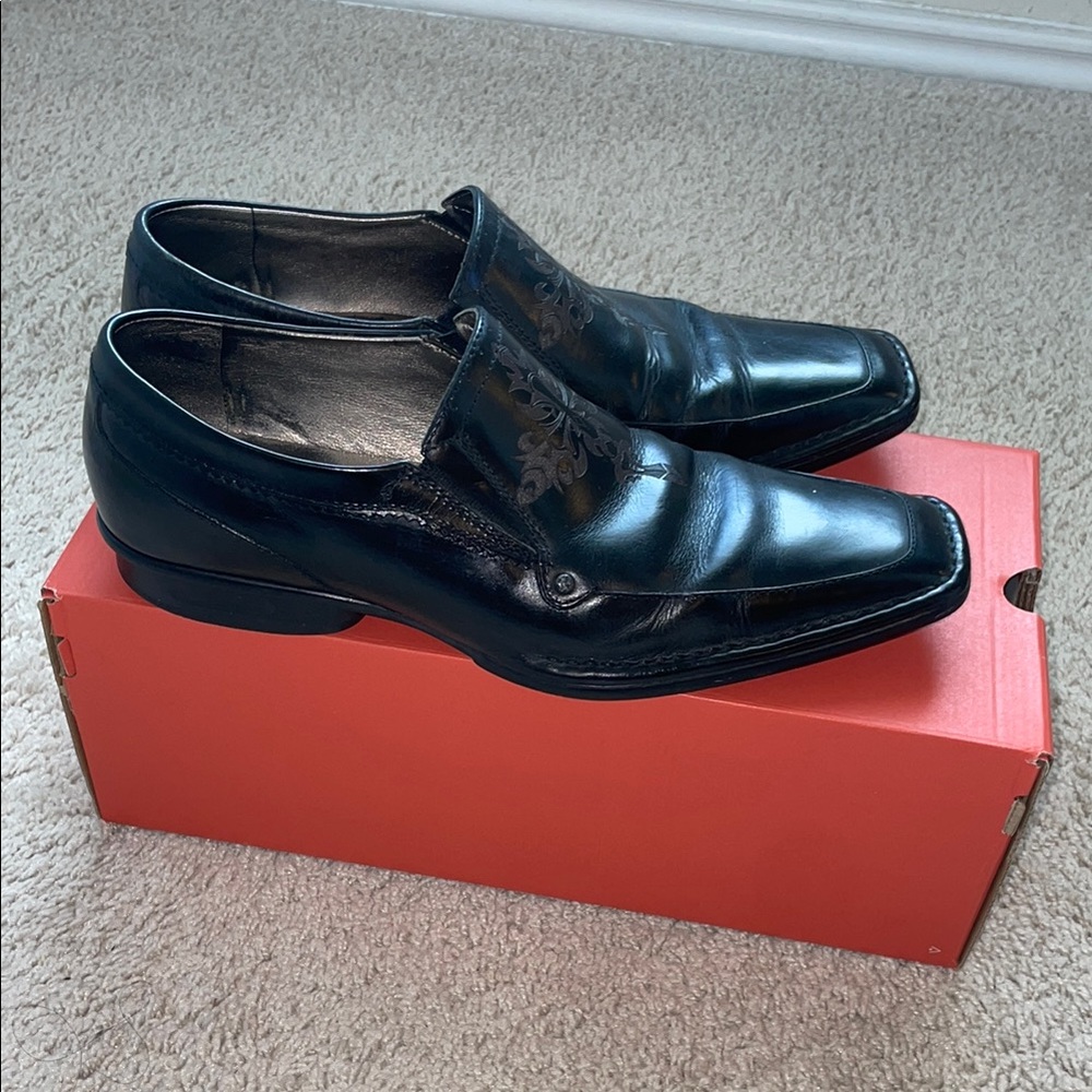 Mark Nason Black Loafers Slip-Ons